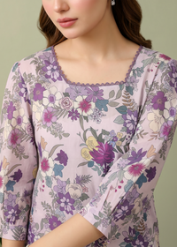 Lilac Floral Digital